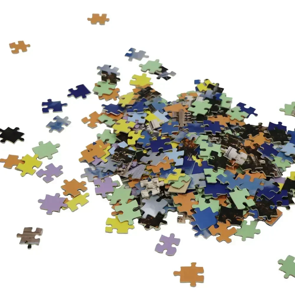 MaxRenard High Quality 1000pcs Construction Jigsaw Puzzle for Adult U.S. Capitol with Glue Sheets Home Decoration Family Game