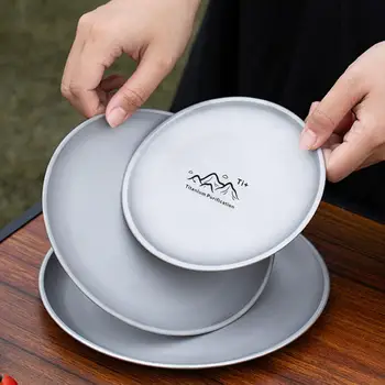 Titanium Camping Plate 1