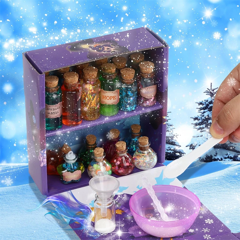 Fairy Magic Potions Kit voor kinderen DIY 22 flessen magische drankjes voor Kerstmis Creatief kunstknutselspeelgoed voor meisjes Leuk verjaardagscadeau