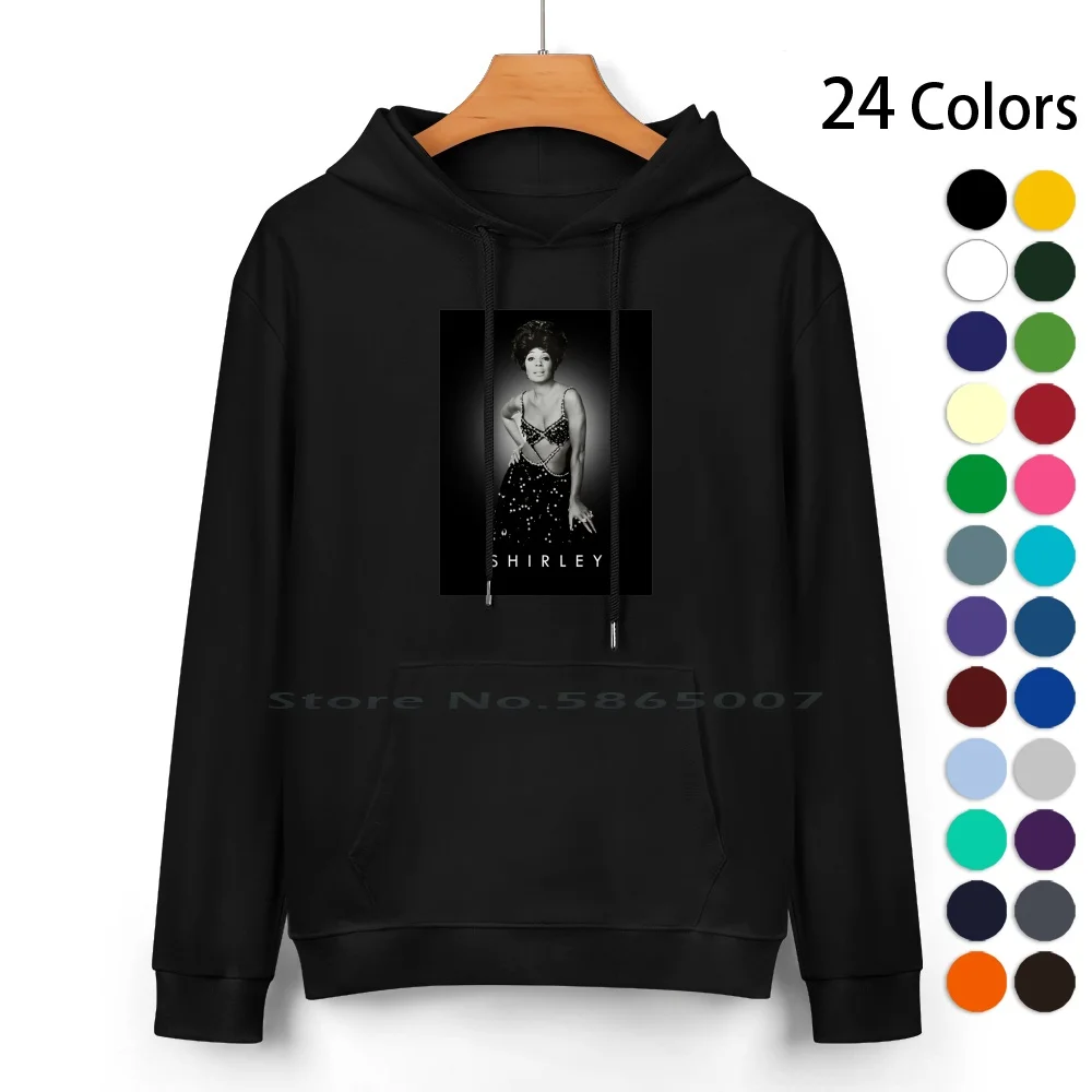 Shirley Bassey Pure Cotton Hoodie Sweater 24 Colors Queen Pop Music Diva Beyonce Lana Mariah Ariana Nicki Minaj Cardi Britney