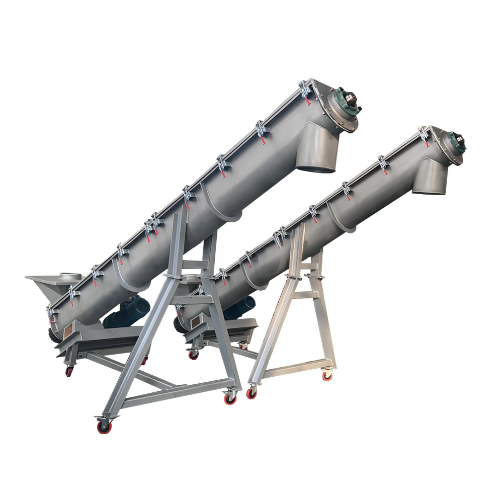 Food Grade Tube Screw Conveyor For Powder/Automatic Grain Mining Screw Auger Feeder