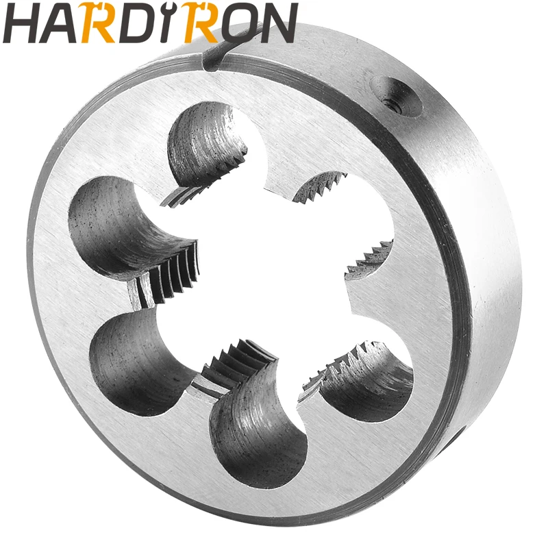 Hardiron-Round Threading Die, Linha de máquina Die, Mão direita, 13/16-32 UN, 13/16x32 UN
