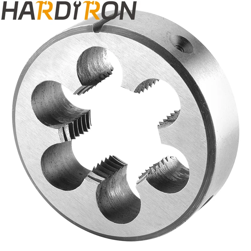 Die de Rosqueamento Redondo Métrico Hardiron M26x1 Rosca de Máquina M26 x 1.0 Morrer Mão Direita
