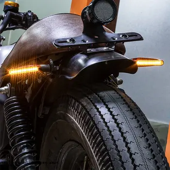 摩托車LED方向燈方向指示燈閃爍後尾燈煞車閃光燈停車信號燈摩托車日行燈 8 最佳銷售 摩托車LED尾燈 - №8