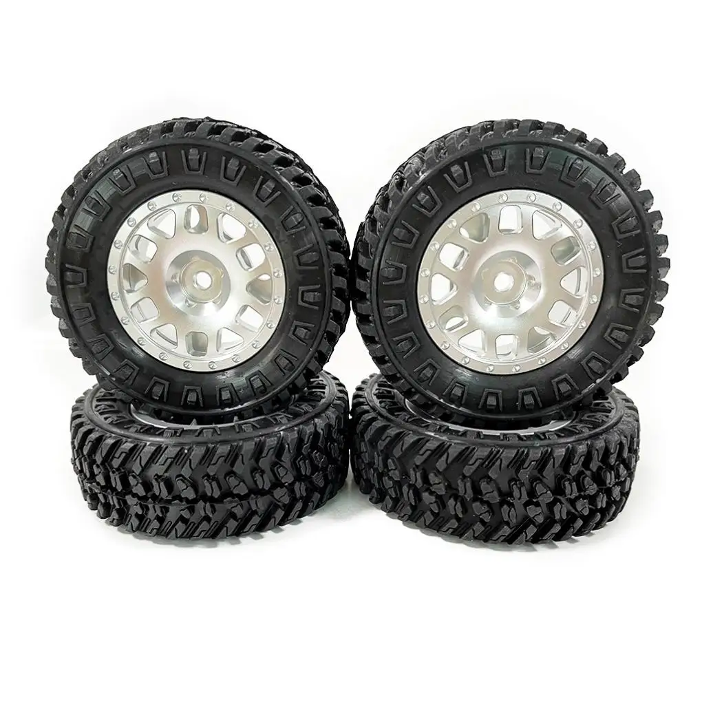 

RCGOFOLLOW Wheel Rims Tyre RC Car Part Wear-resistant Rc Wheel Rims Tyre For 1/24 FMS FCX24 Crawler RC Upgrade Part
