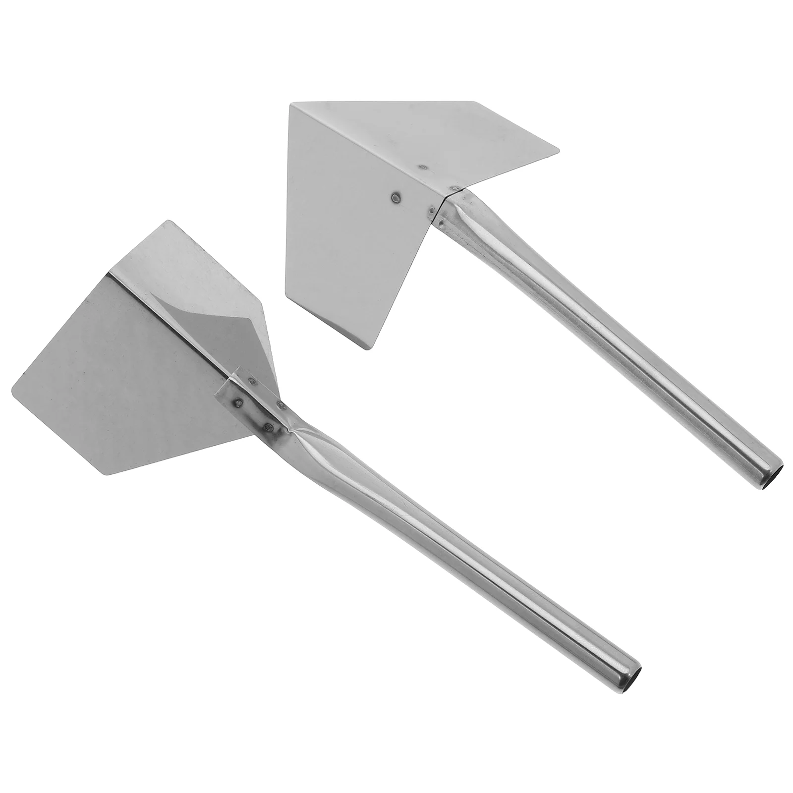 2 Pcs Yin and Yang Angle Puller Construction Hand Tools Plastering Sander External Corner Trowel Stainless Steel