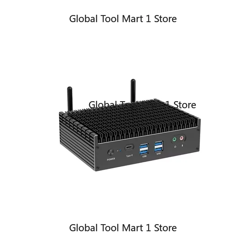 13th Gen Thin Client Mini Wall Mount 2LAN USB-C Thunder- 4 Wifi6 I7-1355U I5-1335U 13th I3 I5 I7 Industry Fanless Thin Client