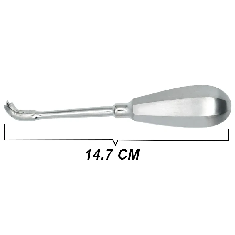 1Pcs Dental Crown Spreader Drill Dental Restoration Metal Handle Non-Slip Dental Root Elevator Forcep Cross Broken Crown Remover