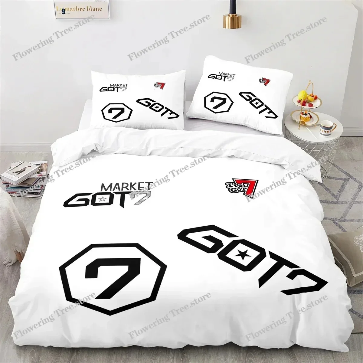 GOT Star Duvet Cover Set with Pillow Covers Polyester Teens Kids Bedding Set Full Queen King Size Bed Linen - view 2