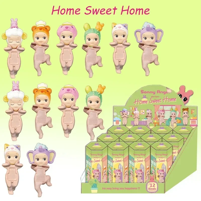 Boîte mystère de la série Cartoon Macny Angel Sweet Home, mini figurines Kawaii, boîte ennemi, cadeaux de Noël Anime, ornements, beurre