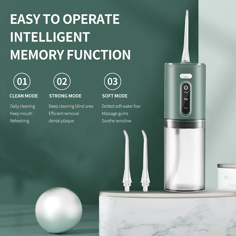 جهاز ري الفم الكهربائي المحمول لنظافة الأسنان – جهاز تنظيف الأسنان بالماء 280 مل مع تقنية سونيك للوحة فعالة #1