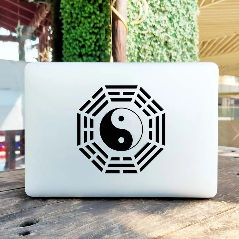 Yin Yang Mysterious Symbol Vinyl Laptop Decal for Macbook Pro 14 16 Air Retina 12 13 15 Inch Mac Skin Surface Notebook Stickers