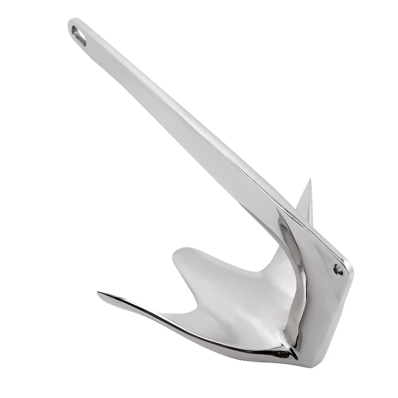 Mirror Polish Marine Hardware 316 Stainless Steel Blues Claw Anchor Jet Boat, Sailboat Parts 7.5kg 10kg 15kg 20kg