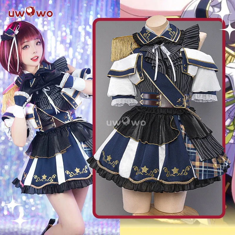 

aa124LQIN STOCK UWOWO Arimaa K 1906 Military Lolita Idoll Stagee Performancee Masterr Косплей Костюм на Хэллоуин наряды