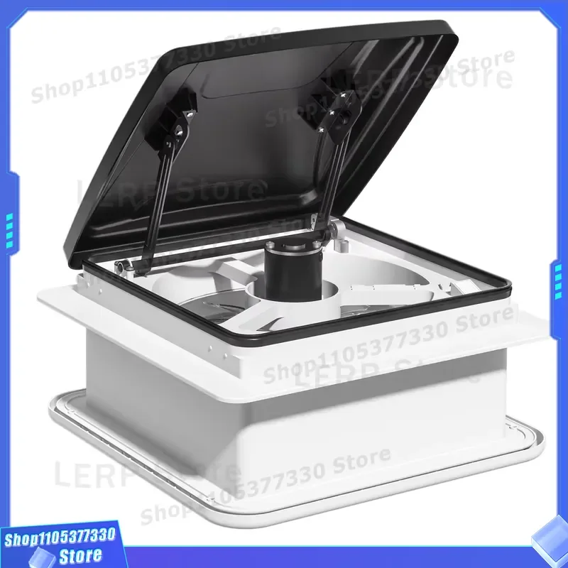 Intelligent Remote Control RV Ventilation Fan Two Way Rotating Exhaust Intake Speed Adjustable for Caravans Campers