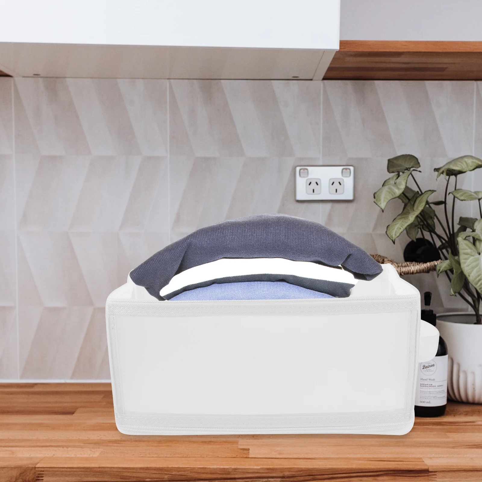 

Waterproof Travel ganizer White Zipper Large Space Portable Makeup Bag Toiletries Cosmetics Storage Plastic Metal Easy