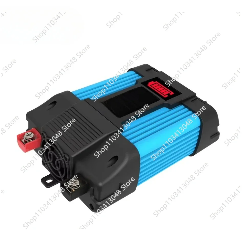 Car Inverter Small Blue  12V to 220V 300W Power Conversion
