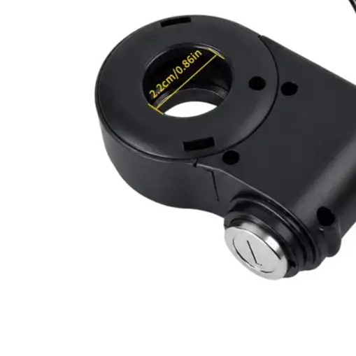 Lockable Throttle Handle For Electric Bicycle And Motorcycle With Safety Ignition Switch Textured Silicone Grip For Rough Terrai