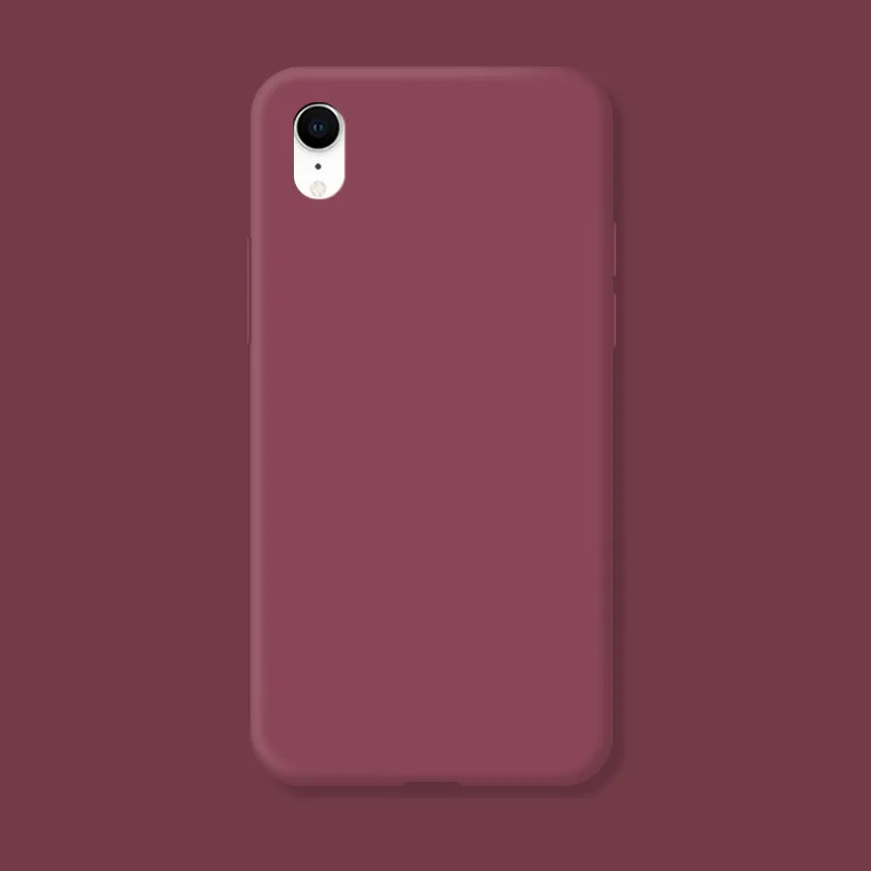 Original hülle für iPhone XR X R stoß feste TPU flüssige Silikons chutz Telefon Rückseite für iPhone XR Hülle – Detail 7