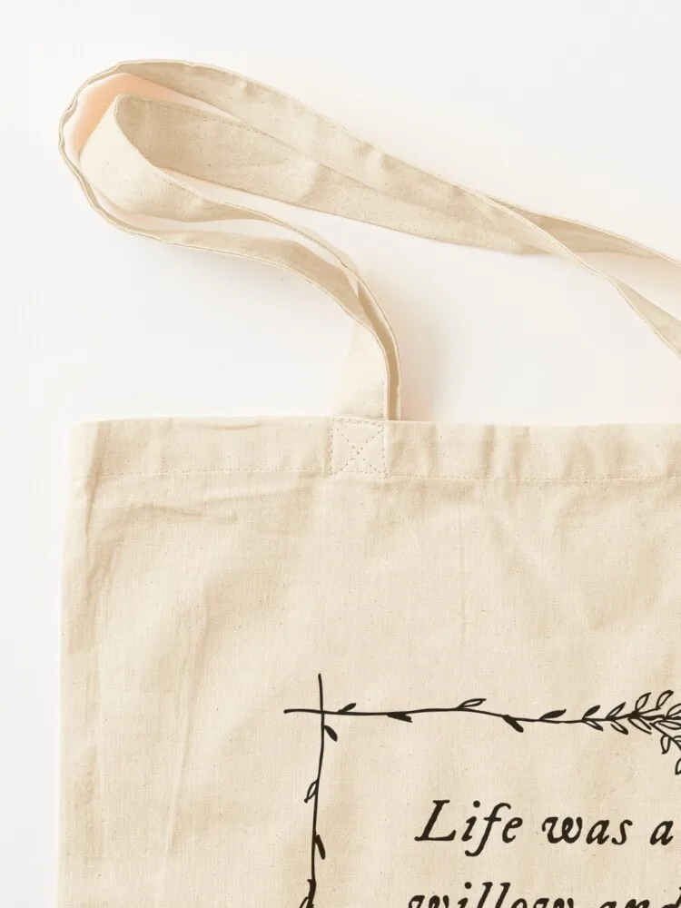 ألبوم الصفصاف evemore الفولكلوري حقيبة حمل حقيبة قماش للنساء حقيبة تسوق نسائية حمل الحقائب القماشية الجمالية