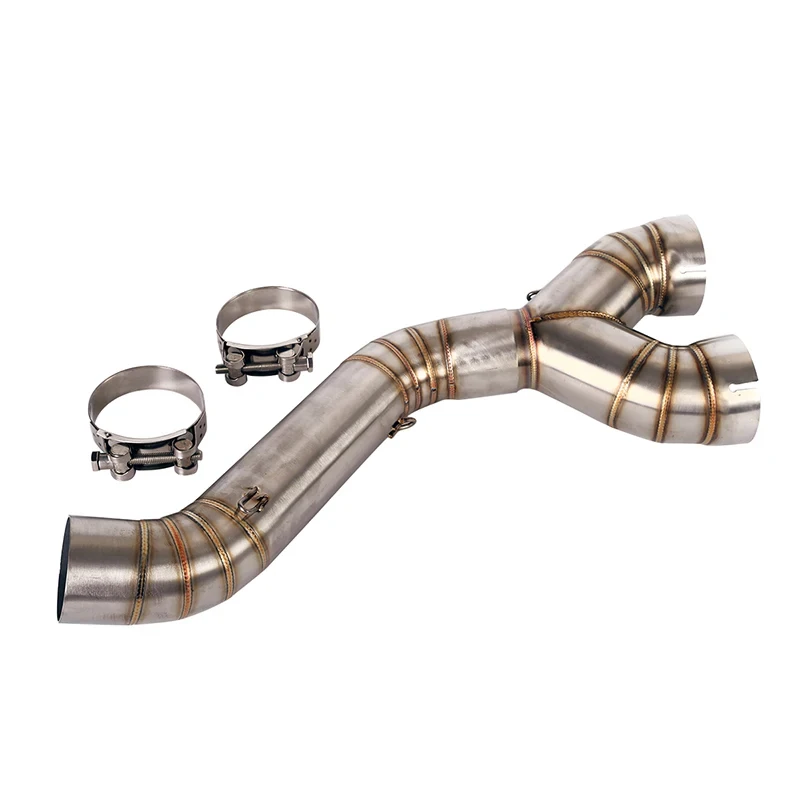 Motorrad-Auspuffanlage, Anschlussabschnitt, Verbindungsrohr, mittleres Mittelrohr, Slip-on, S1000RR, für BMW S1000RR 2010–2014, S1000R 2010–2016