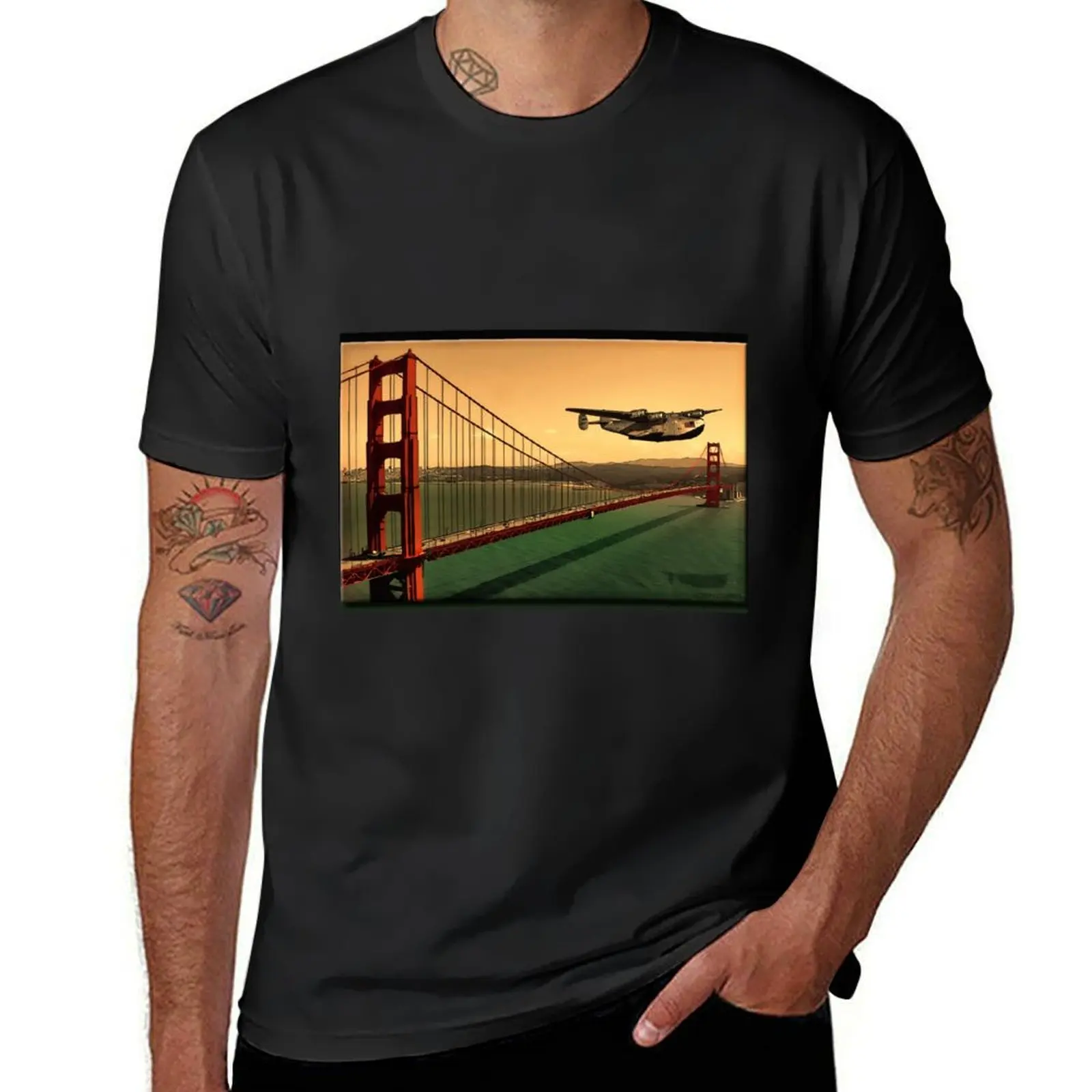 

Honolulu Clipper - 1939 T-Shirt summer top sports fans aesthetic clothes Blouse heavyweight t shirts for men