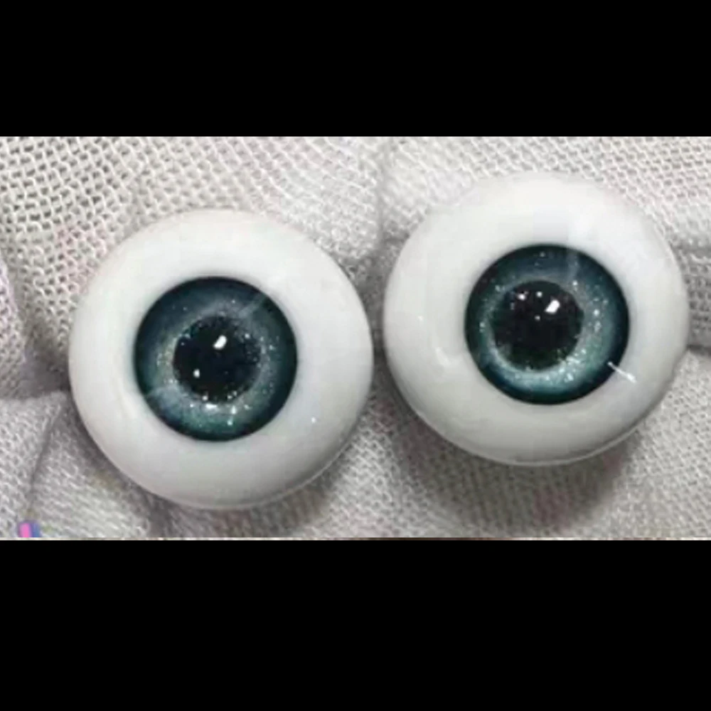14mm/16mm Puppenaugen DIY Handgefertigte Augenbälle Puppenzubehör für 1/4 1/3 Puppe BJD Gipsaugen – Detail 3