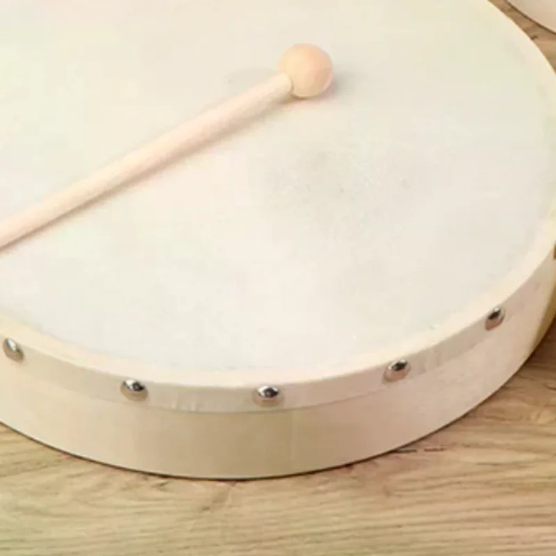 Frame Drums 4/6/7/8/9/10 Inch Hand Drum Wood Drum With Drum Stick Set Musical Game Kids Educational Toy Percussion Instrument