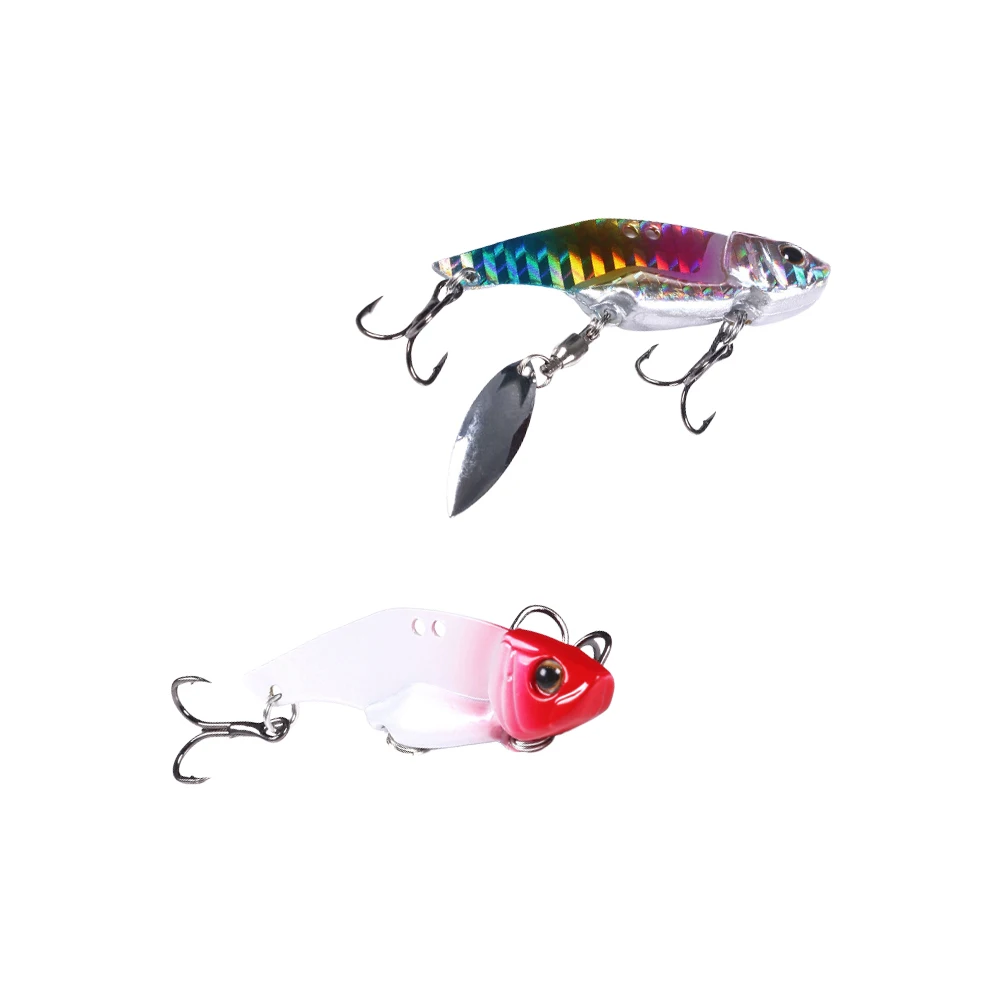 

2PCS Lightweight Fishing Baits Metal Lures Life-Like Simulation Baits Practical Bionic Baits for Anglers