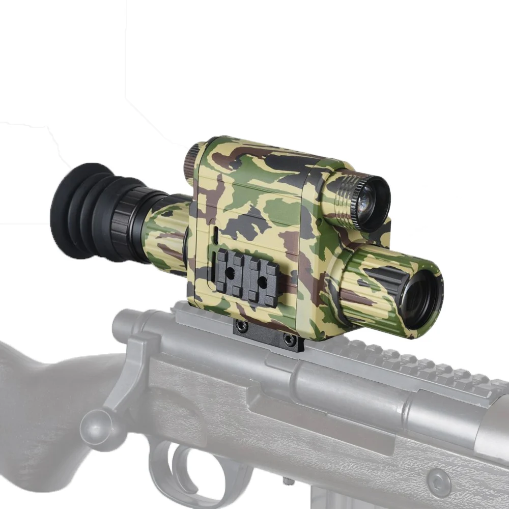 Hunting Night Vision Scope 50mm Lens 3-Level 850nm Infrared Light Adjustment Night Vision HD 1080P Photo/Video Recording Device