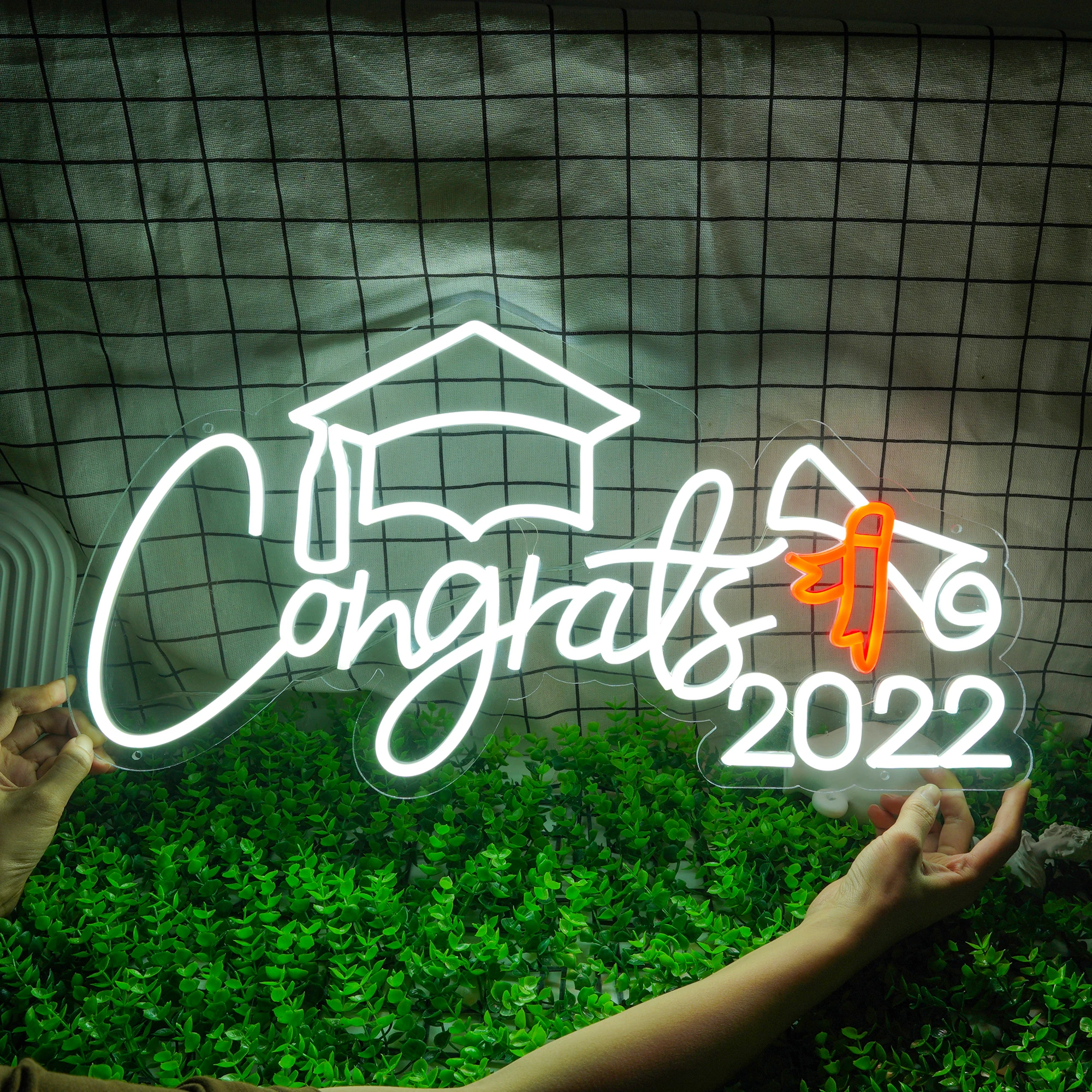 

Congrats Neon Sign Custom Graduation Gifts Graduation Grad Neon Sign Graduation Party Decorations Neon Lights Wall Decor