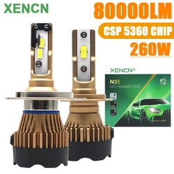 XENCN H4 H7 H8 H9 H11 LED Car Headlight Bulb Kit 60000LM 300W HB3 HB4 HIR2 With Canbus Auto Led Lamps 9005 9006 9012 12v 6000k