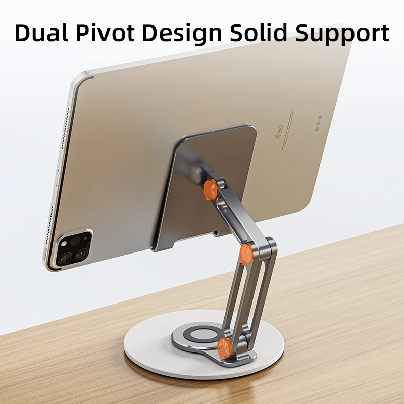 Mini Artpowers 360° Rotation Metal Desk Tablet  Stand Holder Support for iPad Apple Huawei Kinder Laptop Notebook Accessories