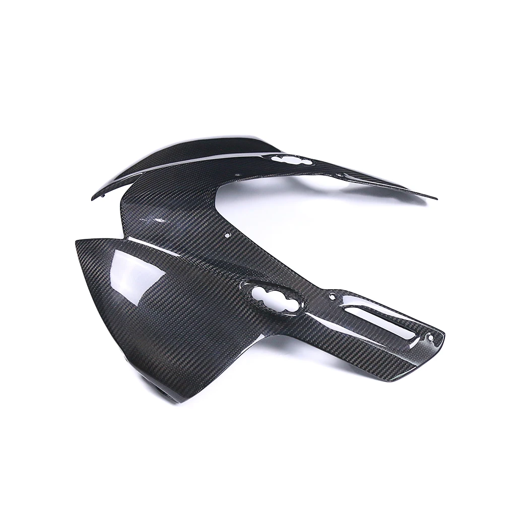 الجبهة هدية القلنسوة لوحة لوحات نقية 3K ألياف الكربون دراجة نارية الملحقات لهوندا CBR1000RR-R 2021 + تعديل غطاء المصباح