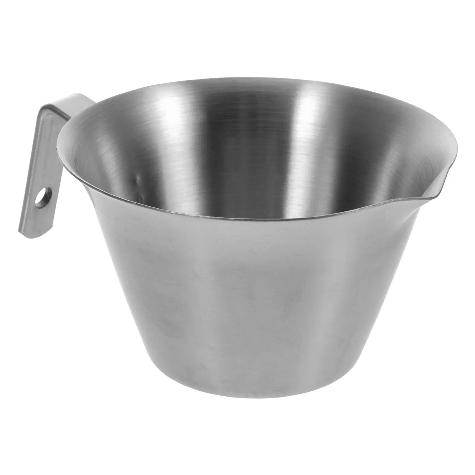 Heavy Duty Stainless Steel Espresso Measuring Cup Featuring Ounce Markings for Exact Dosing Portable Lightweight Coffee