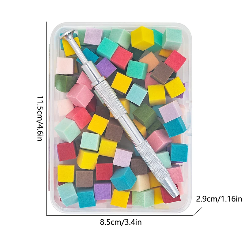 Mini Versatile Nail Art Sponge Soft Sponges Gradient Nail Sponge Gripper Tool Nail Art Stamper Tools Fade Color Manicure Dotting