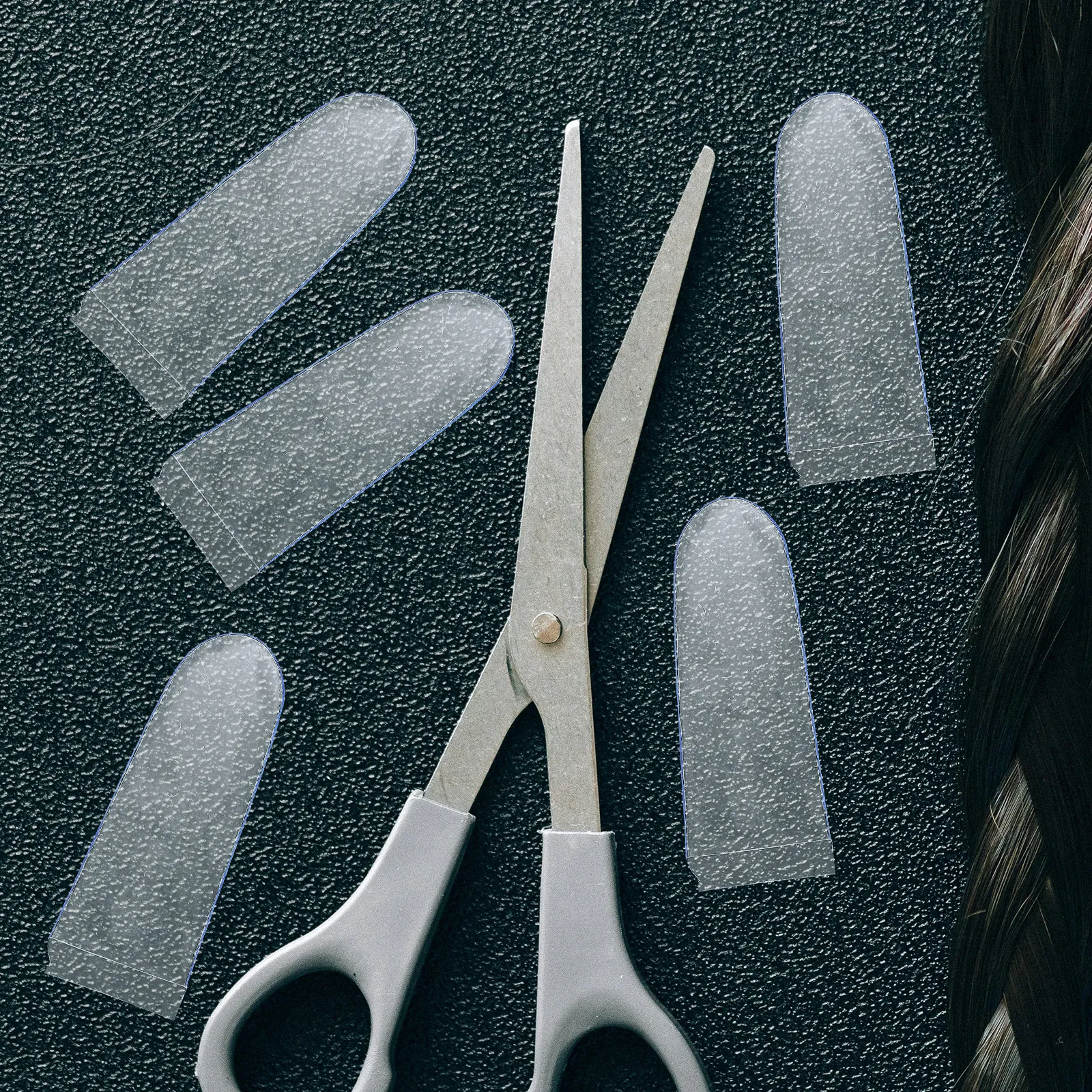 

50Pcs Barber Scissor Sheaths Wear Resistant Hair Cutting Tool Covers Salon Hairdresser Scissor Tip Protection Portable Case