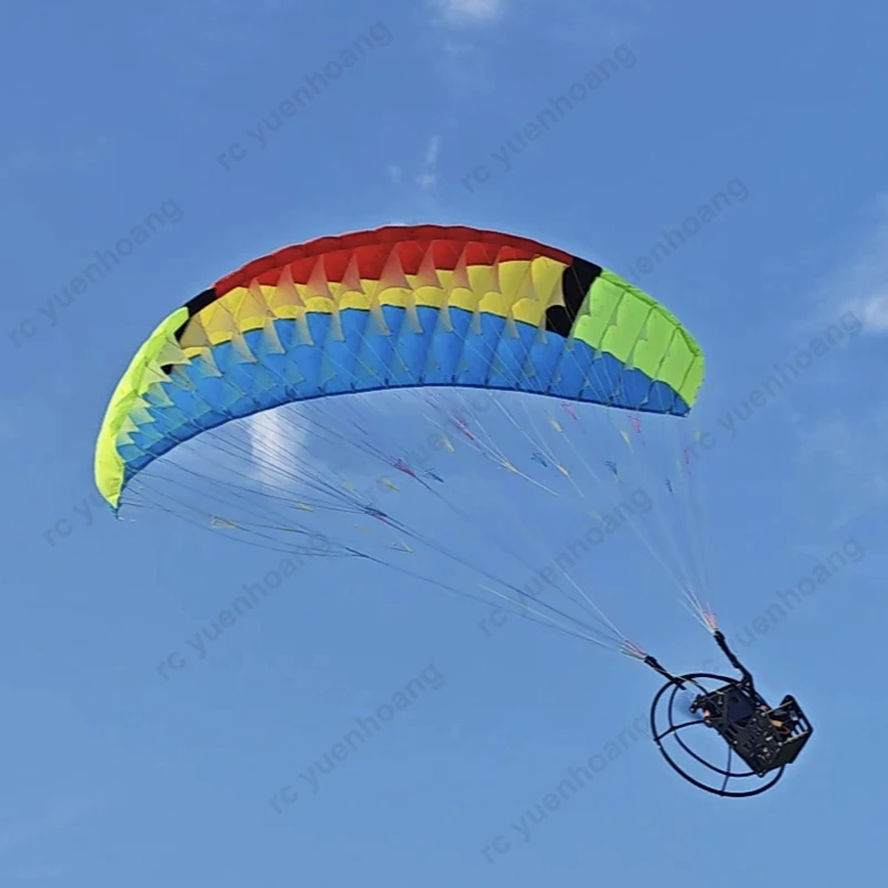 1 مجموعة 2.4 متر جناحيها مظلة الطيران الشراعي + 2216 1400KV فرش السيارات + 40A ESC + 9 بوصة مجداف + 55 جرام أجهزة معدنية RC بالطاقة Paraglider عدة