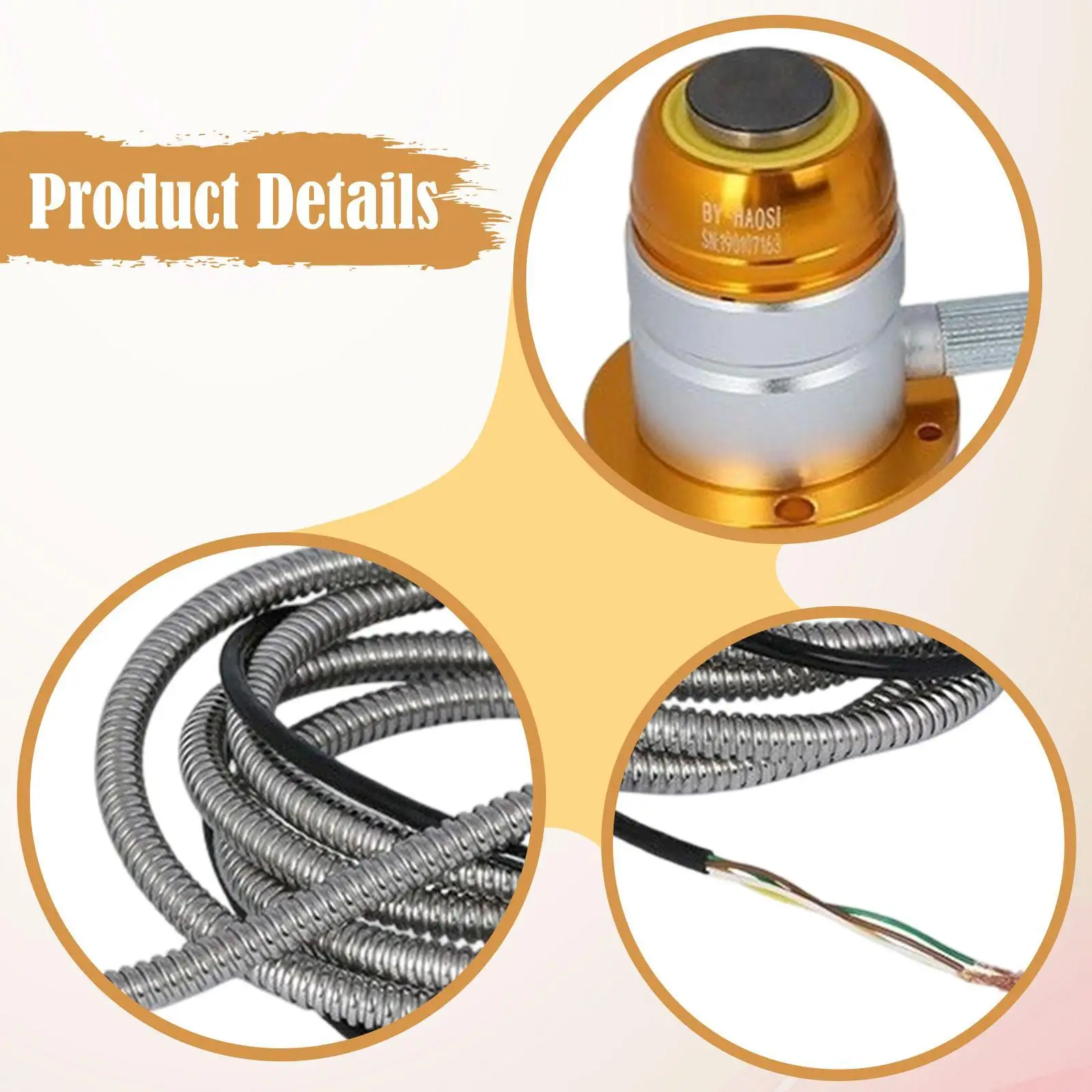 Auto CNC Tool Detector Accessory,Oilproof Supplies Tool Setter for Router Engraving Machine, CNC Tool Touch Probe