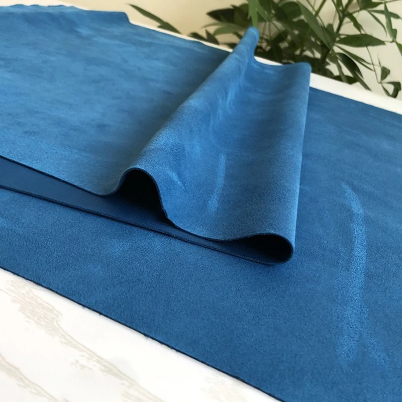 50x150cm Soft Suede Fabric Imitation Leather Thickened Suede Air Layer Fabric For DIY Sofa Chair Cover Pillowcase Bag Coat