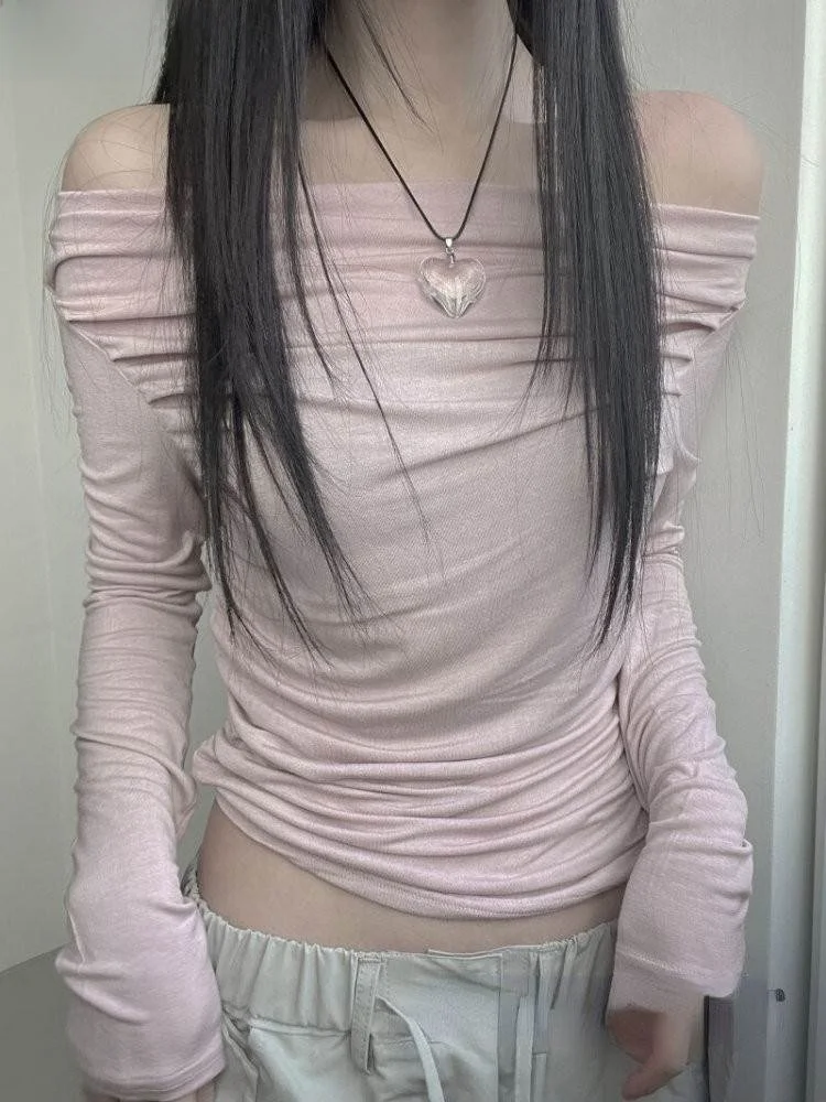 

Складная футболка для женщин, сексуальная футболка Sla Ne, Ciwalk, ткань из ПВХ, крыло летучей мыши, средняя талия, другое Sle