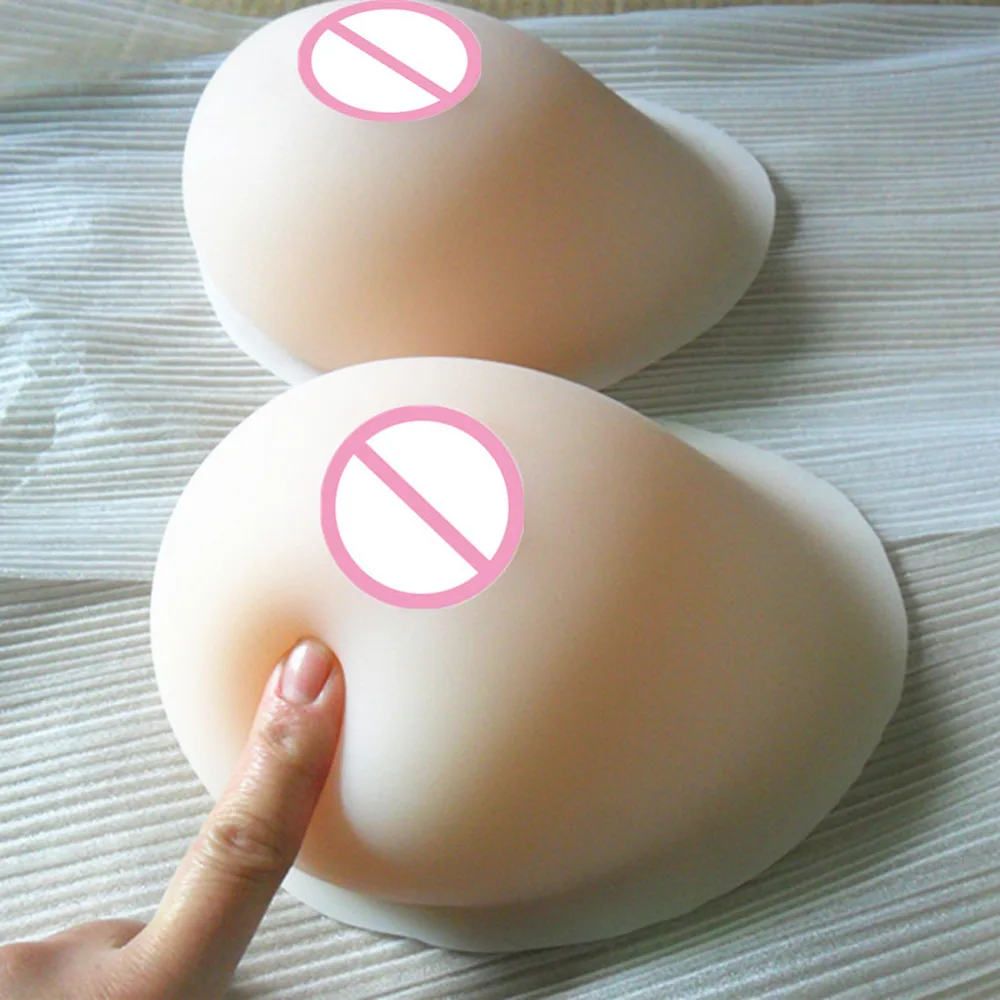 Adhesive Bionic Skin Free Shipping Silicone Fake Breast for False Breasts for Crossdresser Artificial Breasts Hot Sale 800g