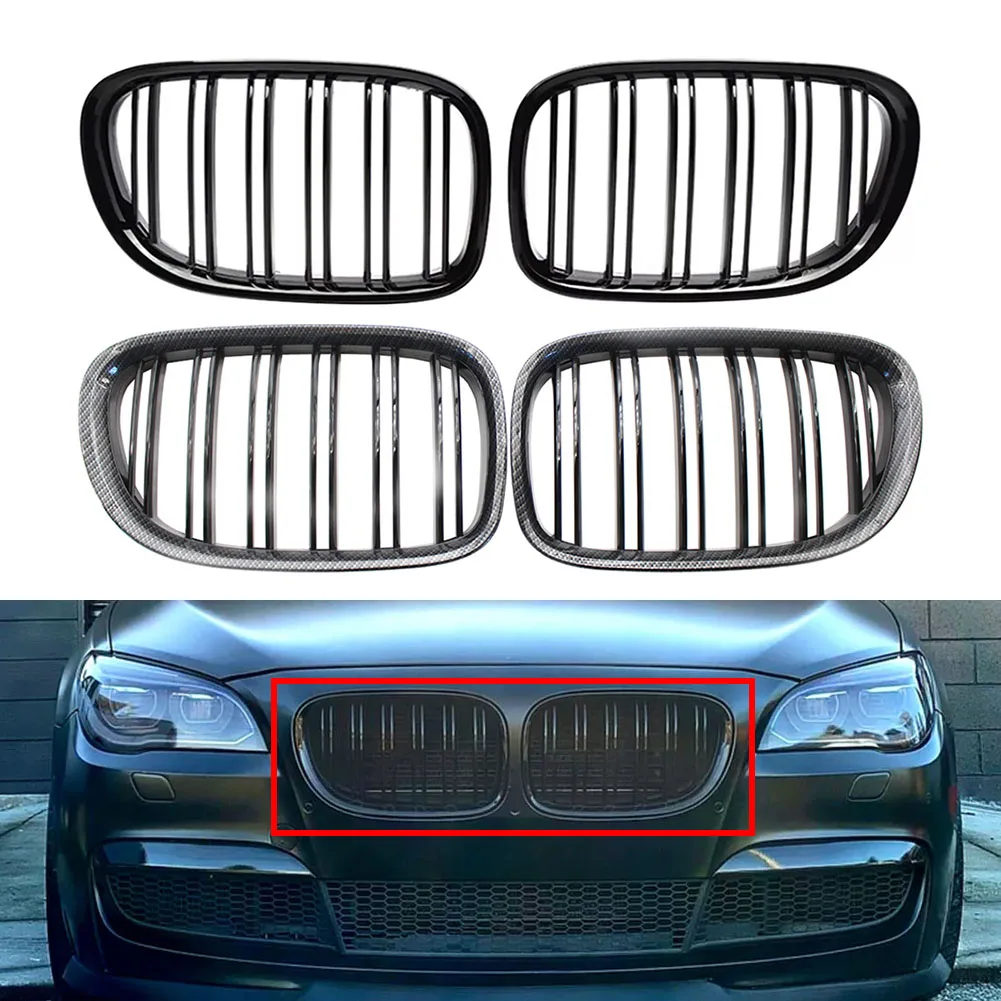 Car Grills Radiator Grilles For BMW 7 Series F02 F01 F03 F04 730LI 740LI 750LI 760LI 745LI 2009-2015 without Night Vision Camera