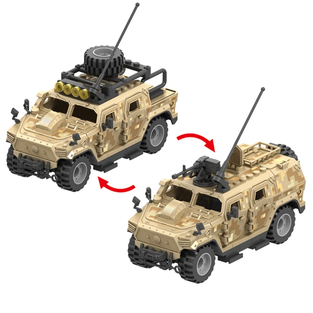 

World War 2 WW2 Army Military Soldiers SWAT Armored Vehicles Assemble Building Block MOC Model DIY Bricks Educational Toys