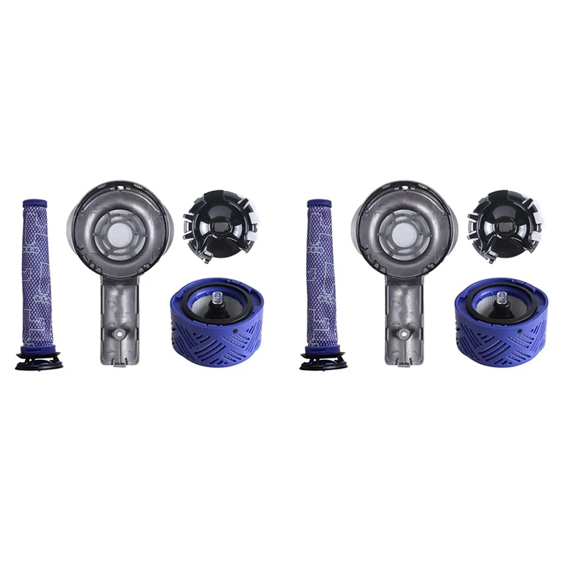 

X16A 2025 NEW-2X Motor Rear Cover + Pre & Post HEPA Filter For Dyson V6 DC58 DC59 DC62 DC72 Vacuum Cleaner Upgrade Replacement P