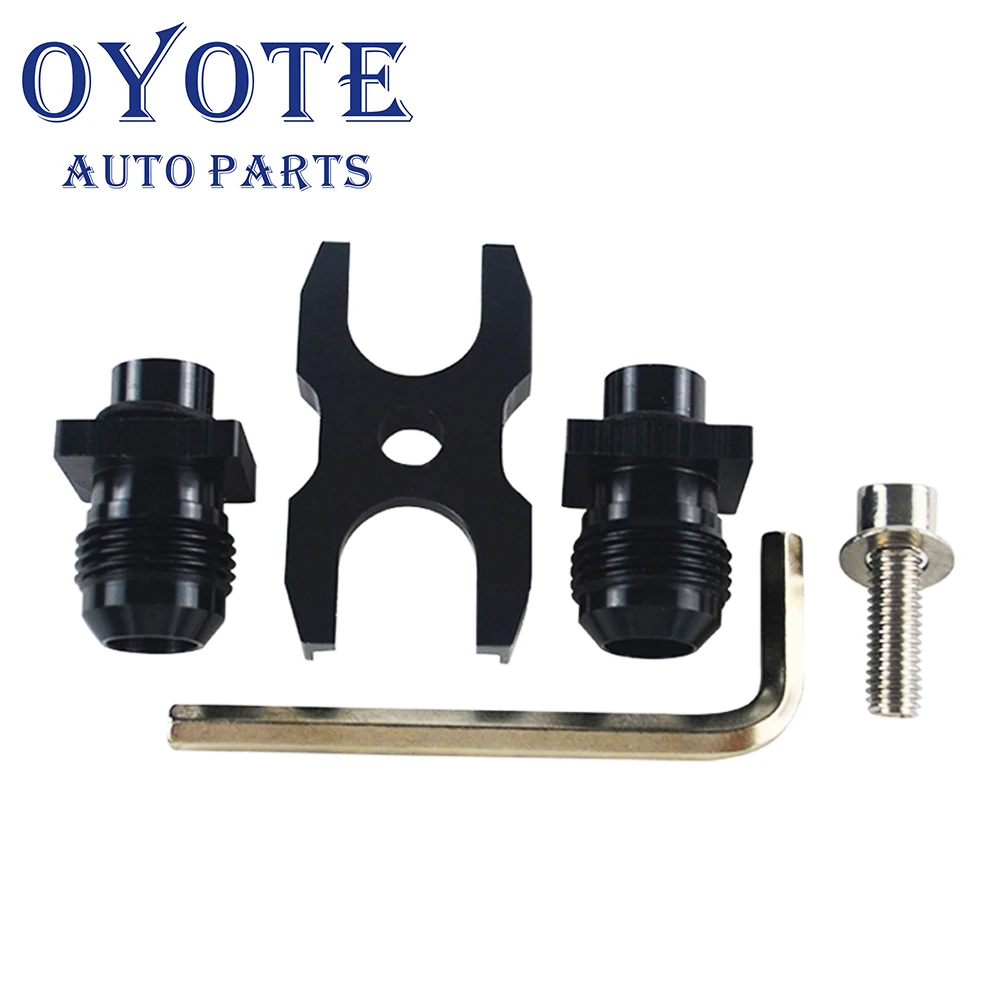 

OYOTE Auto AN10 Oil Cooler Adapter Fitting Kit 10AN For BMW E36 E46 Euro E82 E9X 135/335 E46 M3 E90 E92