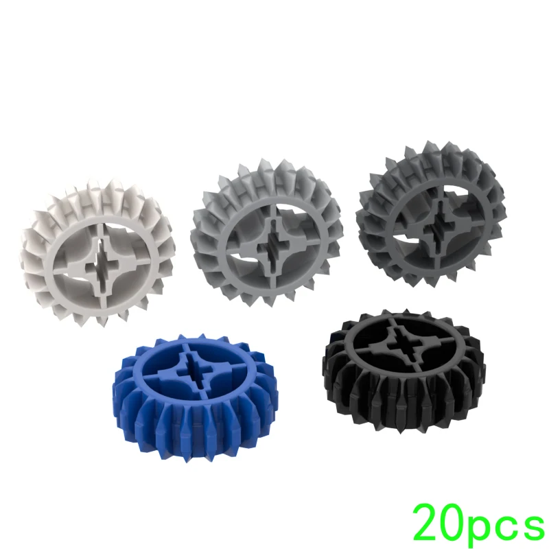 20PCS High-Tech Assemble Particle 32269 Tooth Clutch Gear Building Blocks Kit Replaceable Part Toys For Children Birthday Gifts