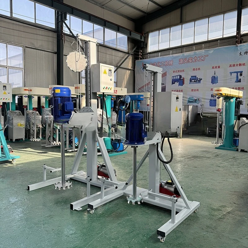 Small electric lifting high-speed laboratory disperser, paint coating floor paint mixing small disperser