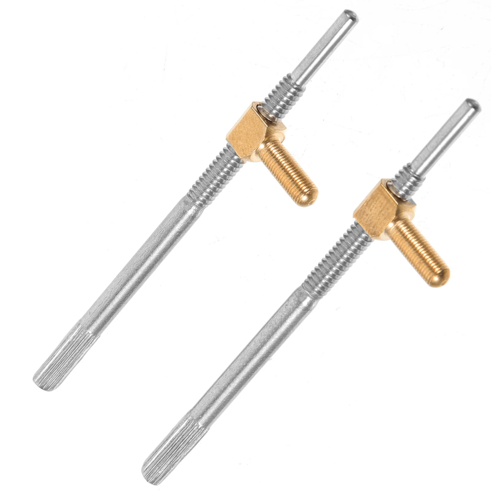 2 Pcs Violin Screw Rod Bow Parts Instrument Accessories Frog Fittings Practical Accessory Viola Cello Replacement