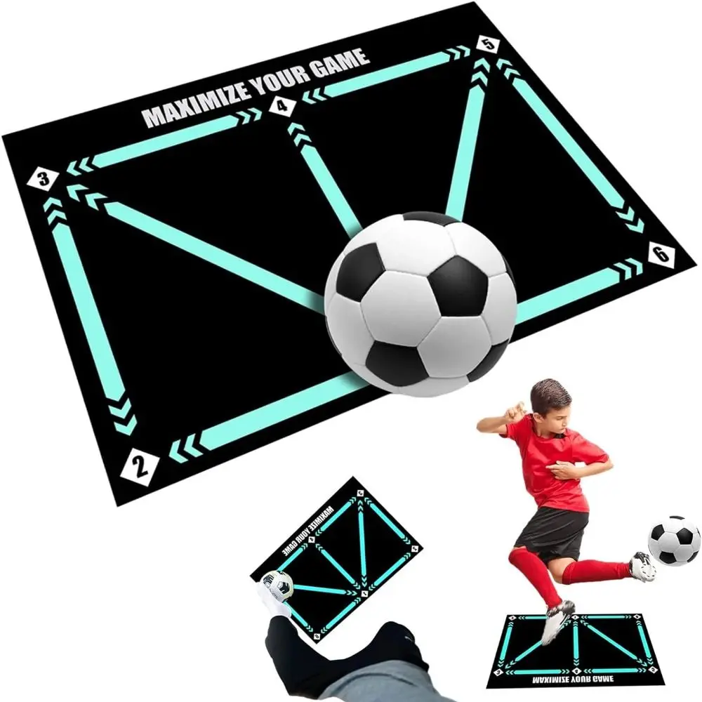 

Enhance ball control skills Soccer Training Mat Improving Balance Increase Your Arch Control Football Footstep Training Blanket